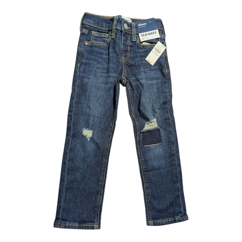 Old Navy Boy's Skinny 360 Stretch Blue Jeans Size 3T